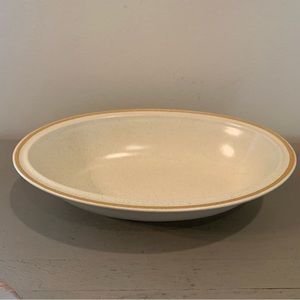 Vintage Hearthside Garden Festival Oval Bowl